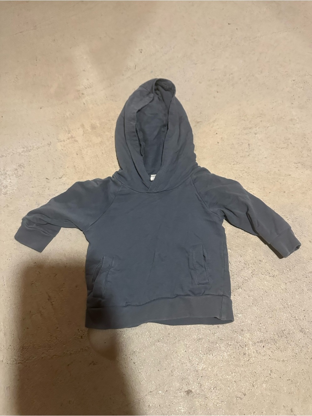 Colored Organics Navy Blue Kids Hooded Sweatshirt